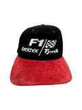 90s BeechField Racing Cap Brother Tyrrell F1 Wolle Viscose Schwarz Rot One Size