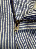 90s Ralph Lauren Seersucker Shorts Suffield Fit Gestreift Blau Weiß