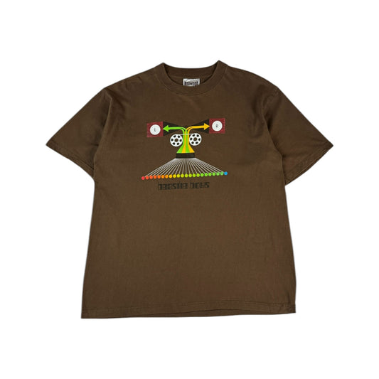 Vintage Redwood Shirt 1998 Beastie Boys "Hello Nasty" Braun L