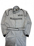 90s McLaren Racing-Einteiler Warsteiner Grau XL