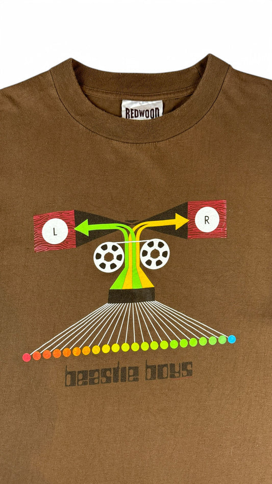 Vintage Redwood Shirt 1998 Beastie Boys "Hello Nasty" Braun L