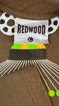 Vintage Redwood Shirt 1998 Beastie Boys "Hello Nasty" Braun L