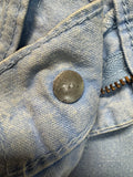 80s Levi’s Denim Skirt White Tab Hellblau