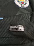 Nike Trikot Manchester 2017/18 Etihad Airways Agüero #10 Schwarz M