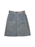 80s Levi’s Denim Skirt White Tab Hellblau