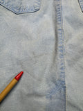 80s Levi’s Denim Skirt White Tab Hellblau