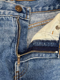 1986 Levi’s Denim Midi Skirt Orange Tab Blau