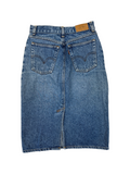 1986 Levi’s Denim Midi Skirt Orange Tab Blau