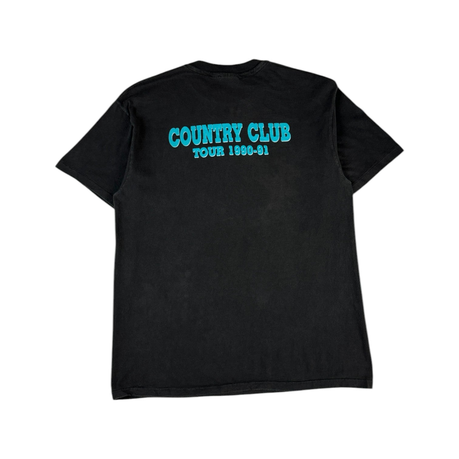 Vintage Hanes Shirt 1990/91 Travis Tritt Country Club Tour Single Stitch Made In USA Schwarz XL