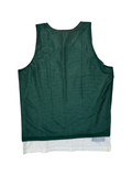 90s Adidas Basketball Set Shorts+Tanktop Made In Portugal Weiß Grün