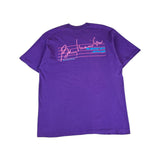 Vintage Fruit Of The Loom Shirt 1993 Barry-Manilow Greatest-Hits Tour Single Stitch Made In USA Lila XL