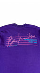 Vintage Fruit Of The Loom Shirt 1993 Barry-Manilow Greatest-Hits Tour Single Stitch Made In USA Lila XL