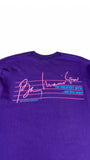 Vintage Fruit Of The Loom Shirt 1993 Barry-Manilow Greatest-Hits Tour Single Stitch Made In USA Lila XL