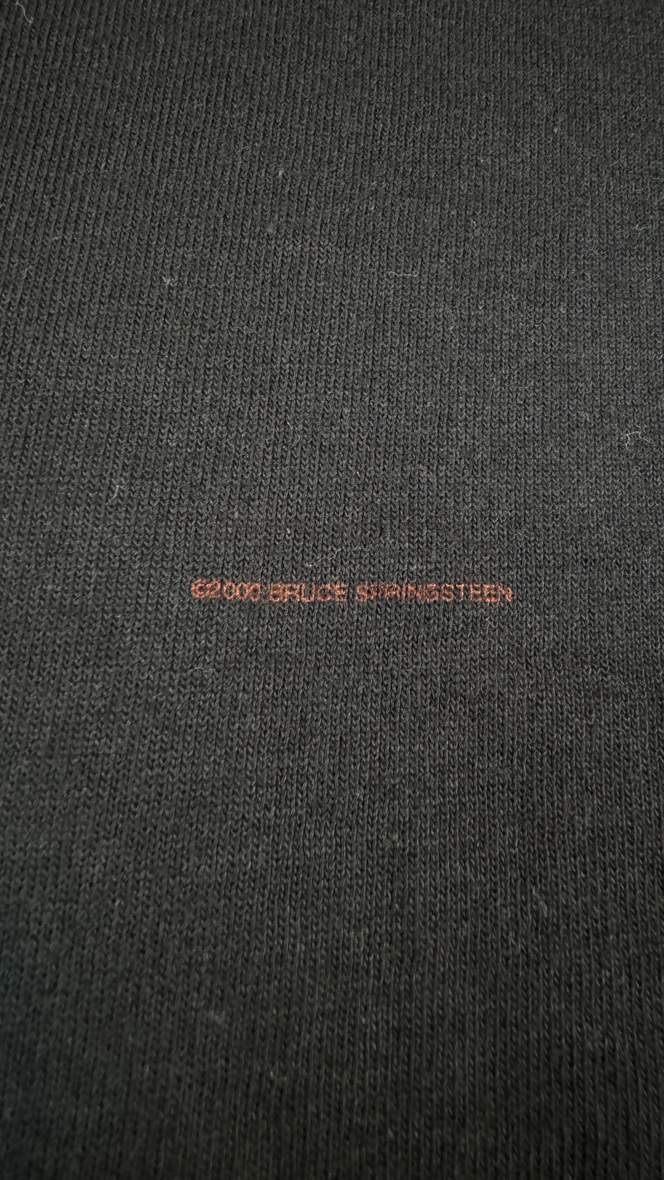 Vintage Allsport Maxweight Shirt 2000 Bruce Springsteen And The E Street Band Tour Single Stitch Made In USA Schwarz XXL