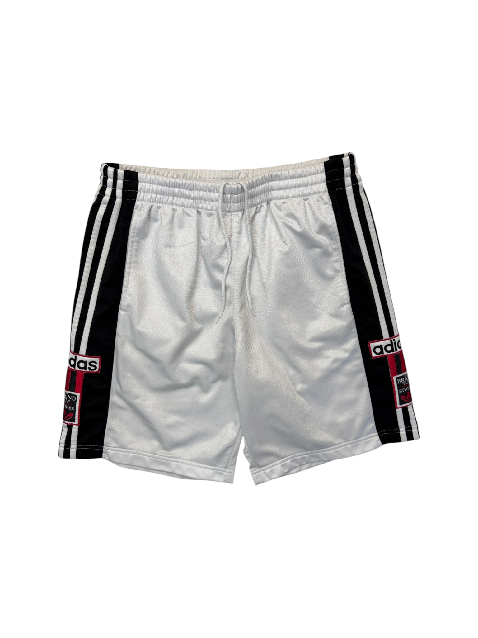 90s Adidas Adibreak Shorts Weiß Schwarz