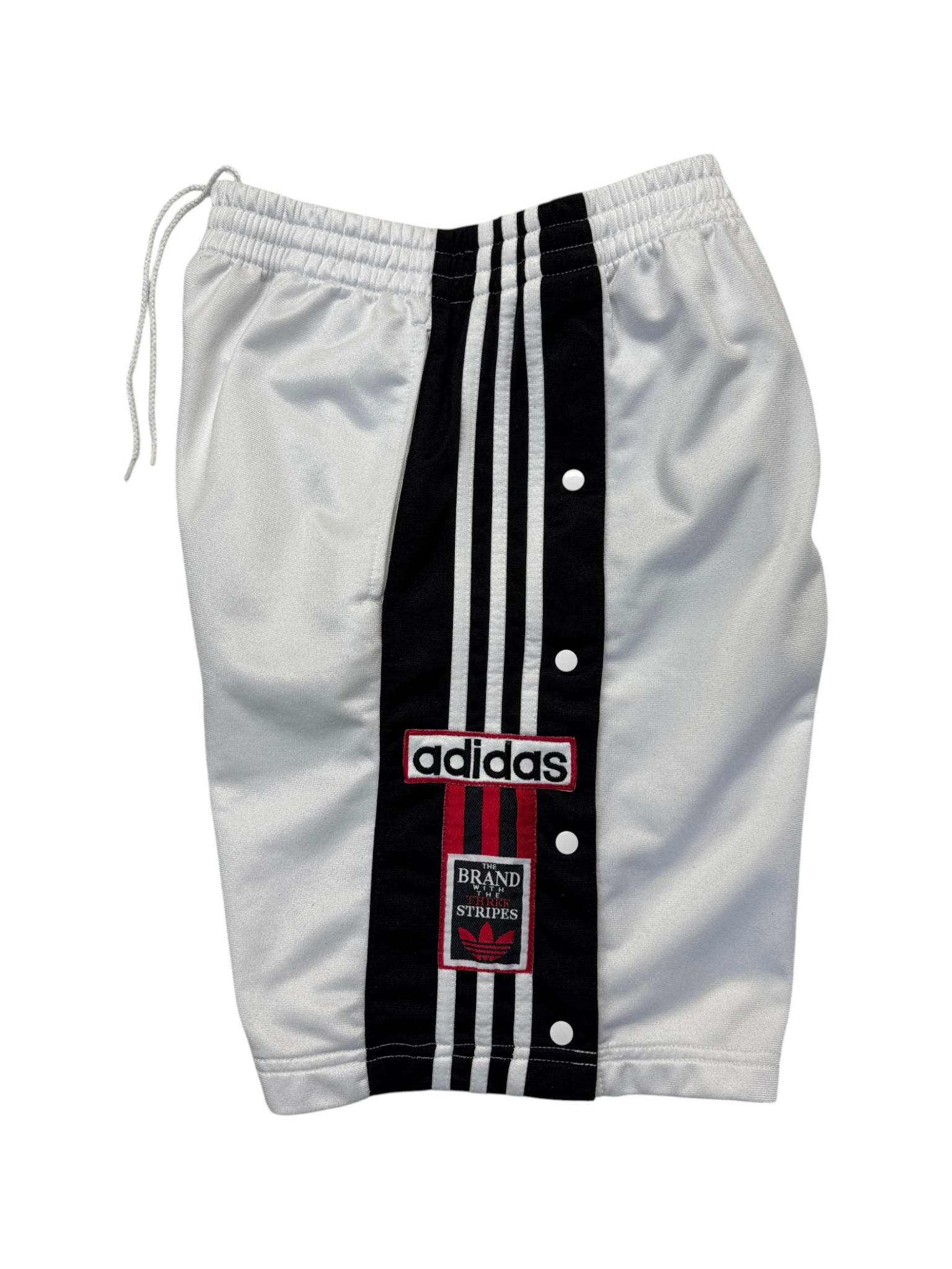 90s Adidas Adibreak Shorts Weiß Schwarz