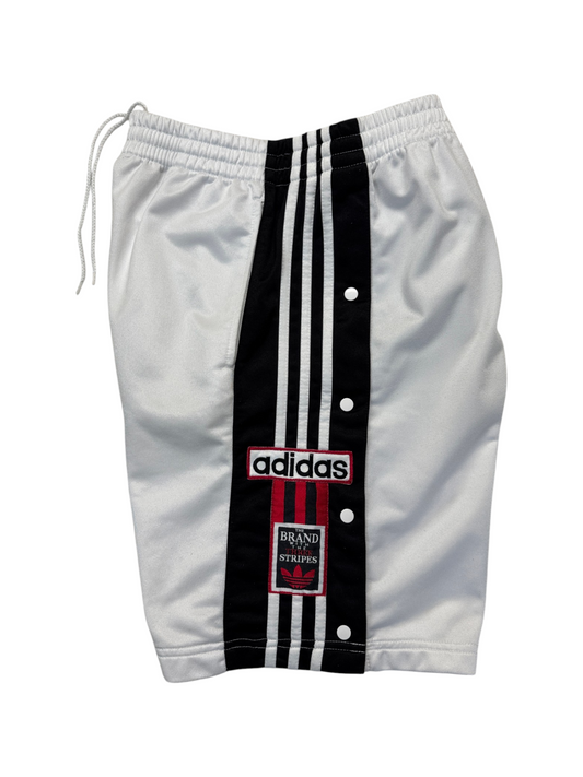 90s Adidas Adibreak Shorts Weiß Schwarz