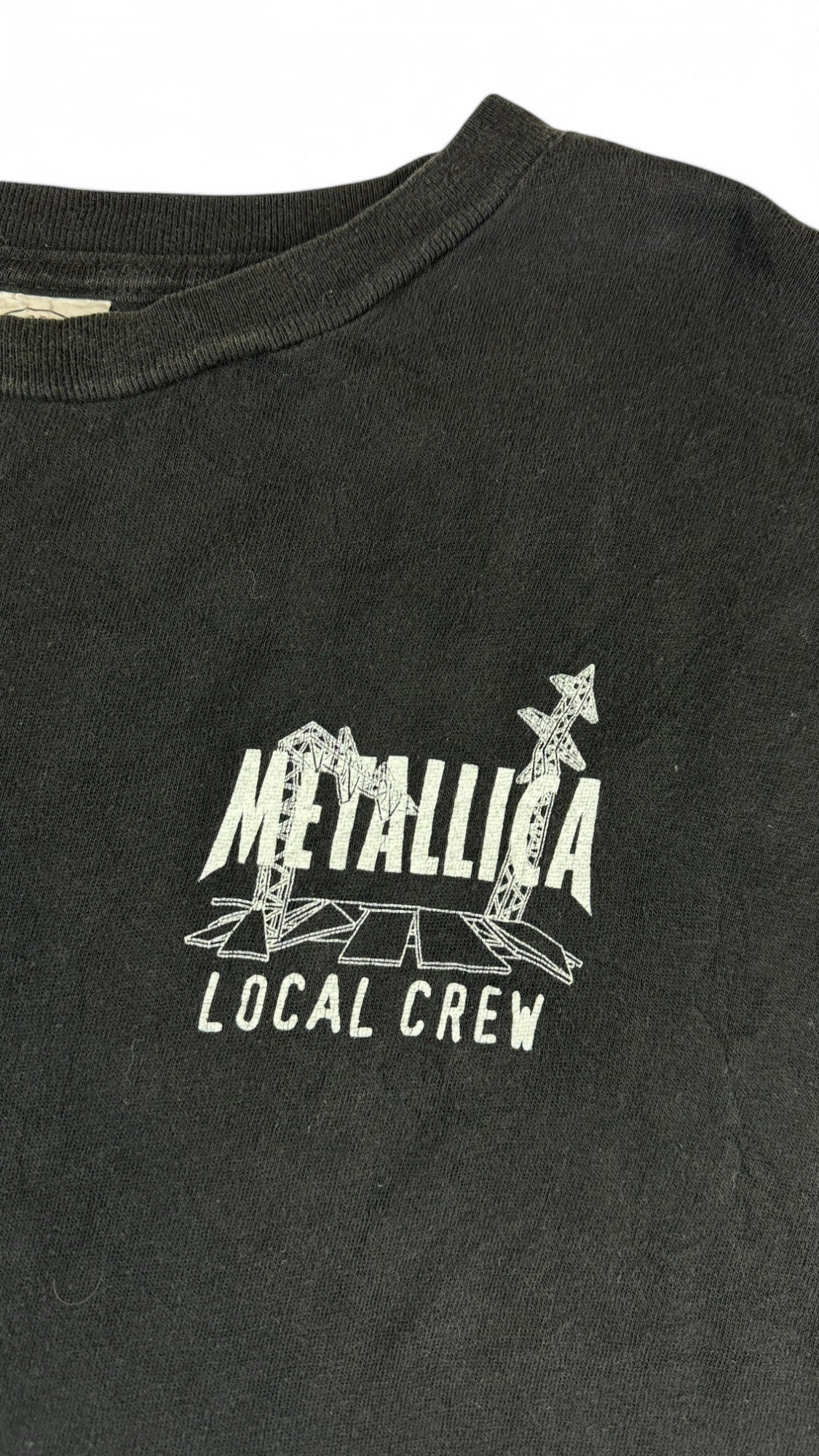 Vintage Tour Shirt 1996 Metallica "Poor Touring Me" Local Crew Schwarz XL