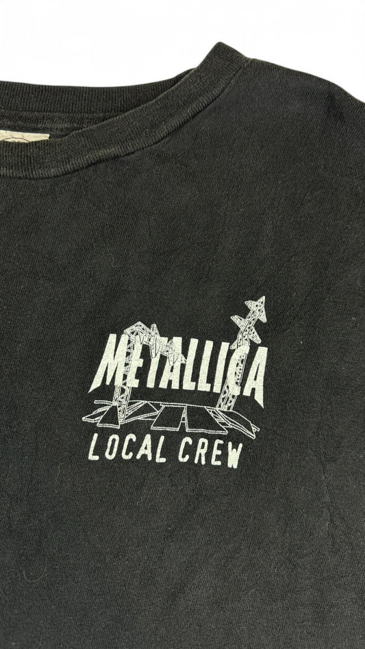 Vintage Tour Shirt 1996 Metallica "Poor Touring Me" Local Crew Schwarz XL