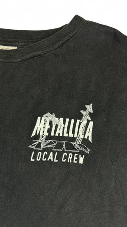 Vintage Tour Shirt 1996 Metallica "Poor Touring Me" Local Crew Schwarz XL