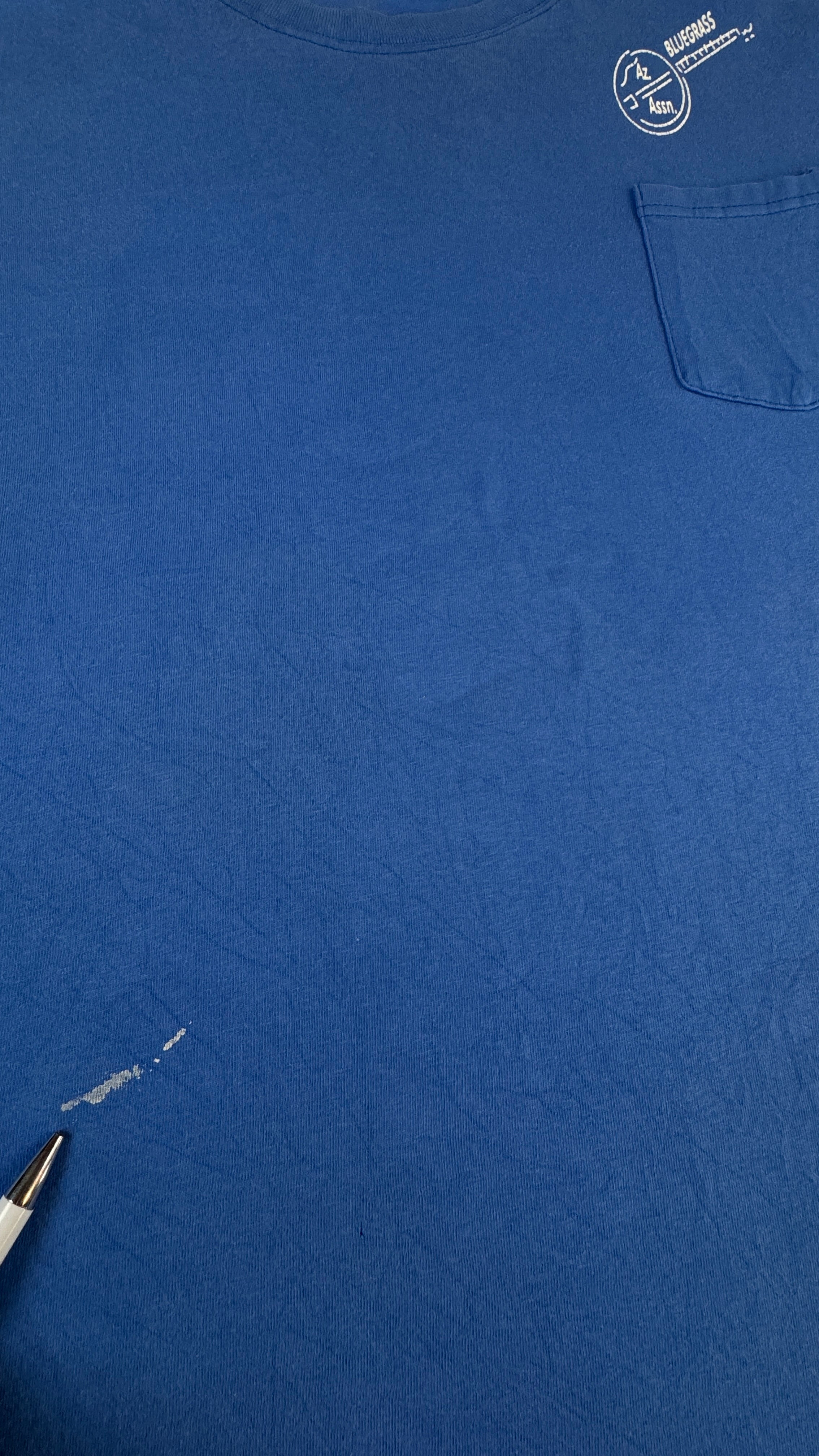 Vintage Hanes Shirt 90s Arizona Bluegrass Association "grows in the desert" Single Stitch Blau 2XL