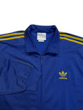 90s Adidas Sportjacke Firebird Blau Gelb D7 L