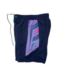90s Adidas Shorts Dunkelblau Lila