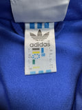 90s Adidas Sportjacke Firebird Blau Gelb D7 L