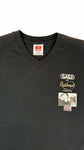 Vintage Hanes Shirt 1998 The Rolling Stones Bridges To Babylon Tour Schwarz L