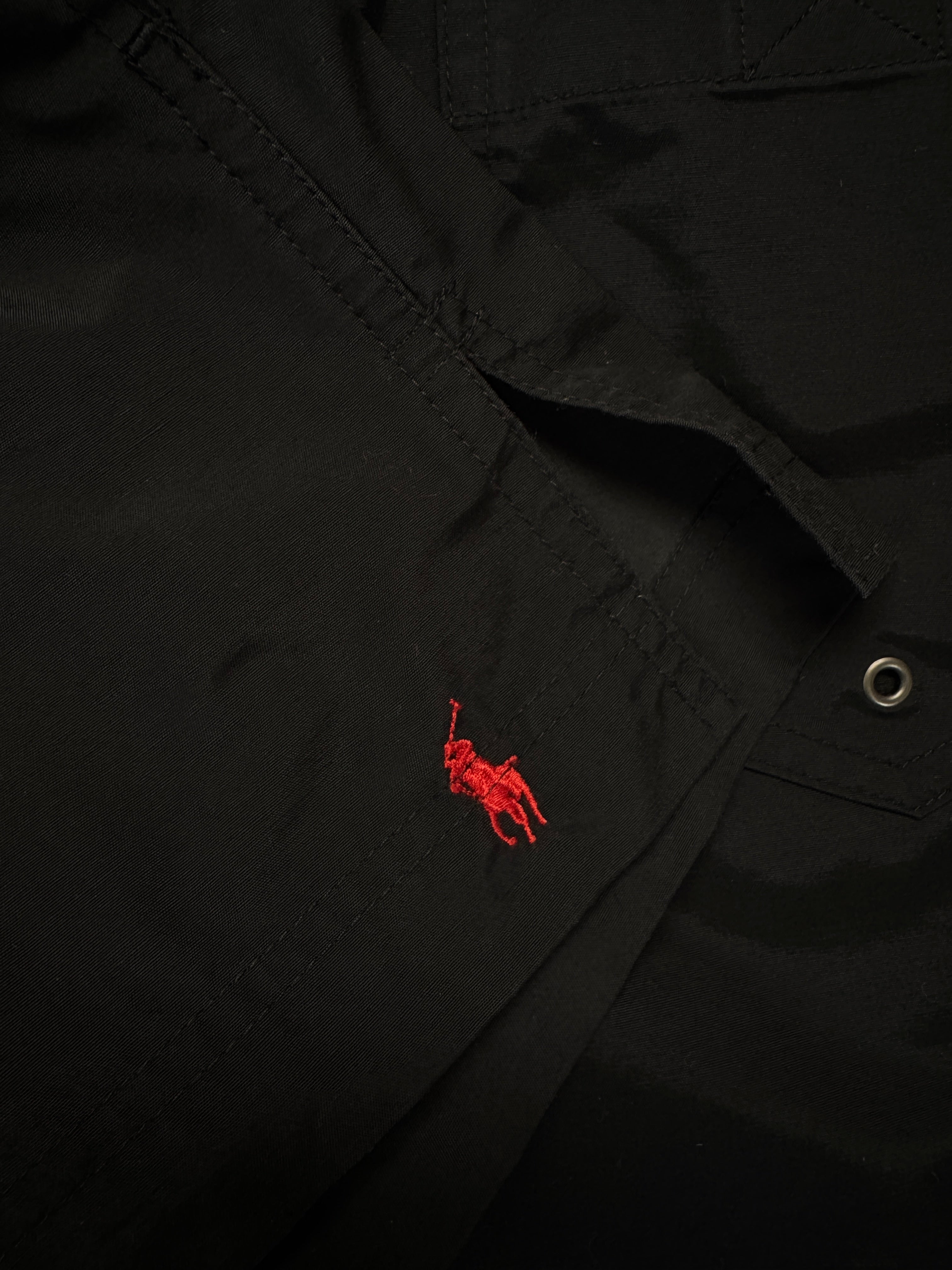 90s Polo Sport By Ralph Lauren Badeshorts Schwarz