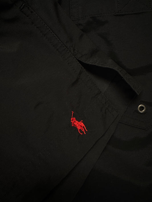 90s Polo Sport By Ralph Lauren Badeshorts Schwarz