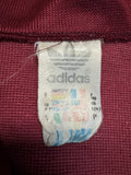 80s Adidas Sportjacke Glanz Made In Hungaria Blau Rot D7 L