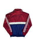 80s Adidas Sportjacke Glanz Made In Hungaria Blau Rot D7 L