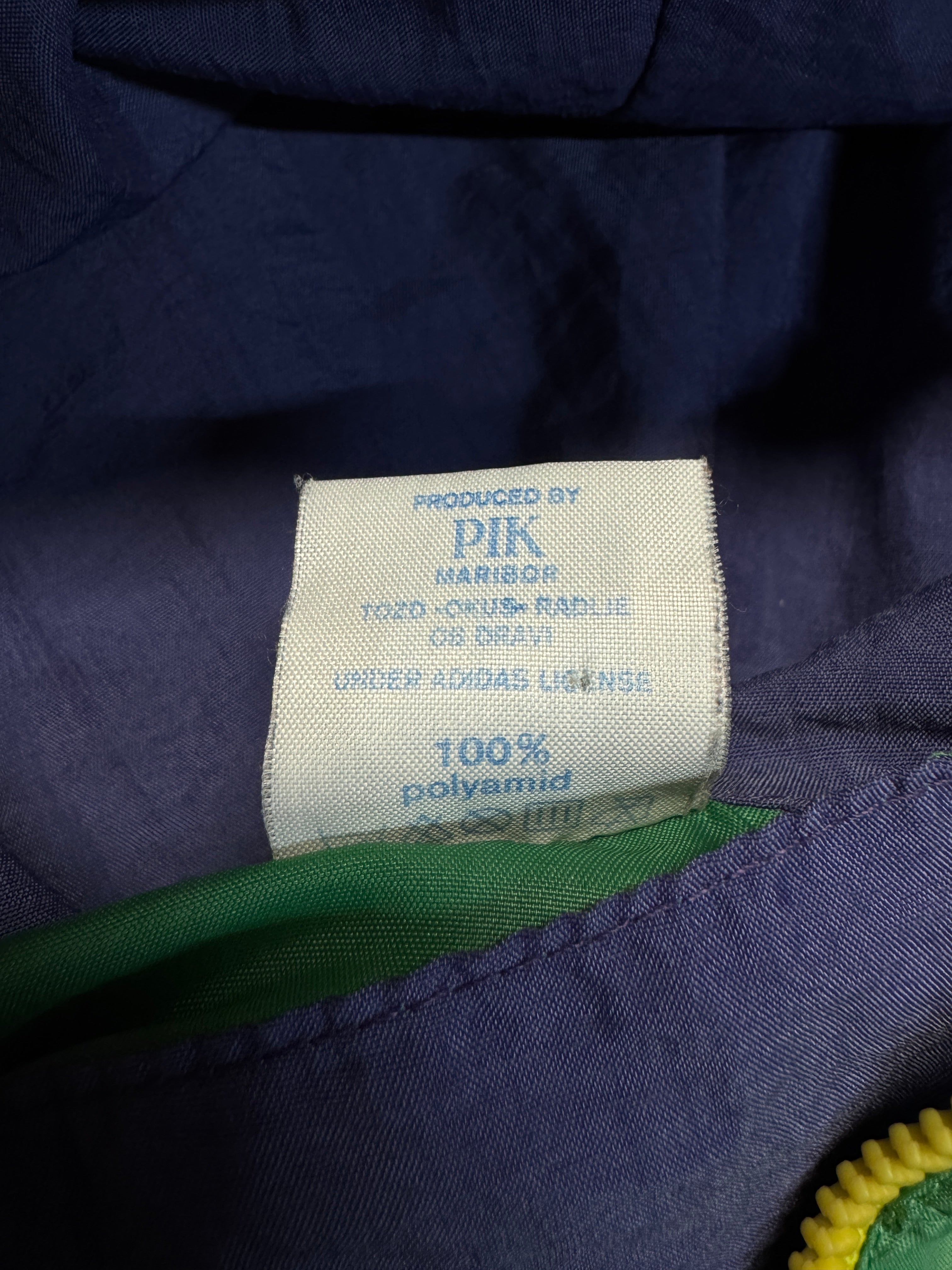 80s Adidas By PIK-Maribor Regenjacke Made In Jugoslawien Grün M-L