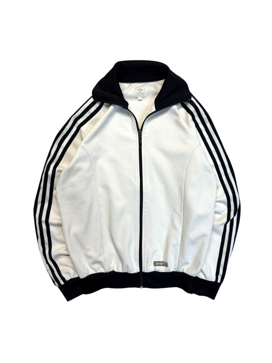 2003 Adidas Sportjacke Retro Beckenbauer Weiß Schwarz S