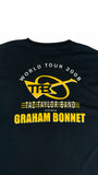 Fruit Of The Loom Shirt 2008 Taz Taylor Band Featuring Graham Bonnet World Tour Schwarz XL-XXL