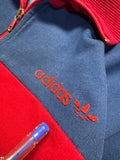 80s Adidas Sportjacke Steaua Bukarest 1986 Europapokalmeister Template Made In Yugoslavia Rot Blau M-L
