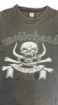 Vintage Motörhead Shirt "march or die" x "Weihnachtsmann" By Sebastian Krüger Ausgeblichen Trashed Schwarz L