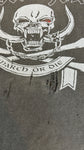 Vintage Motörhead Shirt "march or die" x "Weihnachtsmann" By Sebastian Krüger Ausgeblichen Trashed Schwarz L