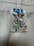 80s Adidas Badehose "Where is the beach?" Weiß