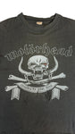 Vintage Motörhead Shirt "march or die" x "Weihnachtsmann" By Sebastian Krüger Ausgeblichen Trashed Schwarz L