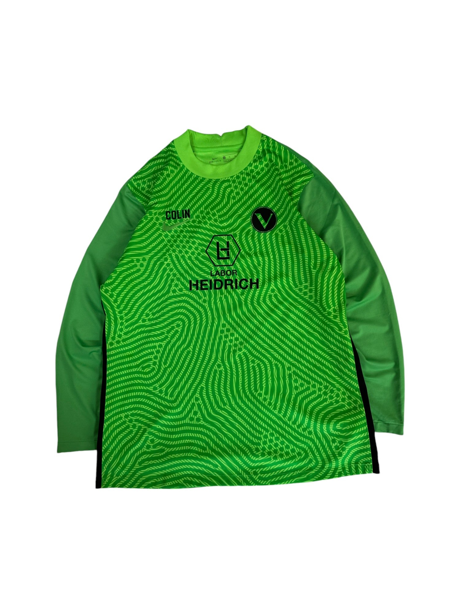 Nike Trikot Langarm SC Victoria #1 Labor Heidrich Grün XL