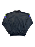 Late 80s Adidas By Ventex Damen Sportjacke Schwarz Lila 42/44 L