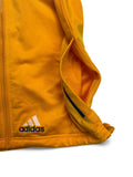 Late 90s Adidas-Salomon AG Basketball Warmup Jacke Abnehmbare Kapuze Gelb 176 M-L