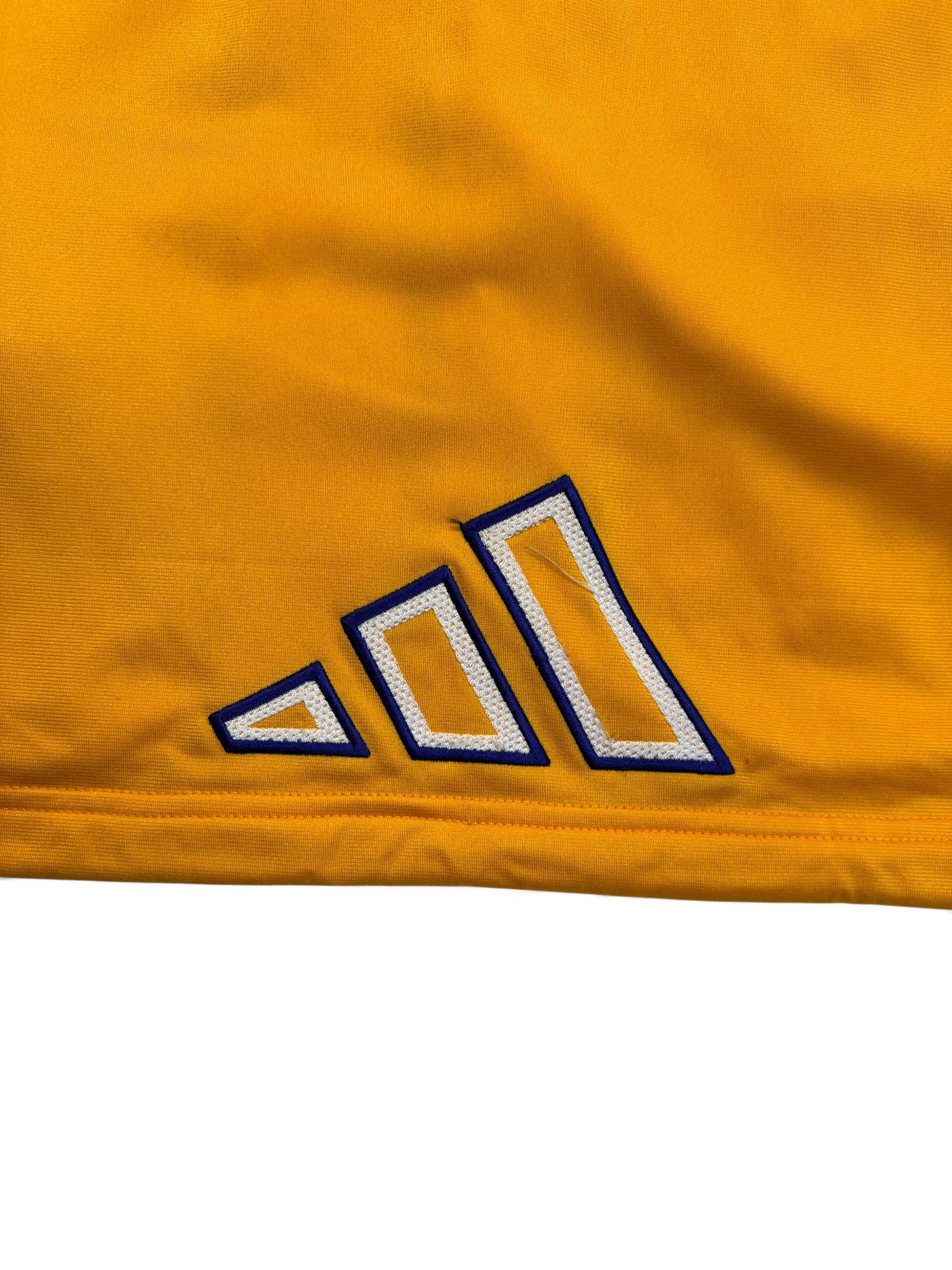 Late 90s Adidas-Salomon AG Basketball Warmup Jacke Abnehmbare Kapuze Gelb 176 M-L