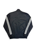Rare! 00s Adidas Sample Sportjacke Firebird Subway Print Schwarz Grün M