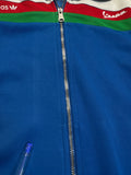 2010 Adidas x Vespa Sportjacke Retro Blau Weiß M