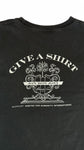 Vintage Stedman Shirt Late 90s Jon Bon Jovi Support Habitat For Humanity "give a shirt" Schwarz M