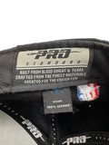 90s Pro Standard NBA Cap New Orleans Pelicans Leather Visor Pin Buckle Strapback Schwarz