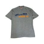 Elite Shirt 2004 "DJ Sammy Heaven World Tour- Life is like a dick..." Riu Palace Grau XXL